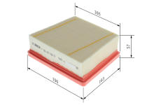 Vzduchový filter BOSCH F 026 400 768