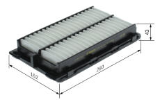 Vzduchový filter BOSCH F 026 400 827