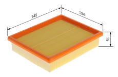 Vzduchový filter BOSCH F 026 400 849