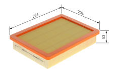 Vzduchový filter BOSCH F 026 400 875