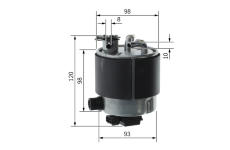 Palivový filter BOSCH F 026 402 126