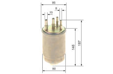 Palivový filtr BOSCH F 026 402 244