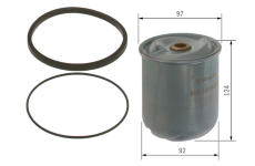 Olejový filter BOSCH F 026 407 058