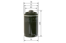Olejový filtr BOSCH F 026 407 080