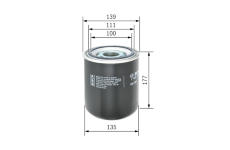 Hydraulický filtr, automatická převodovka BOSCH F 026 407 141