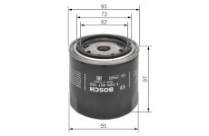 Olejový filter BOSCH F 026 407 162