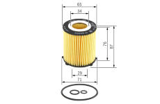 Olejový filtr BOSCH F 026 407 166