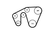 Sada žebrovaných klínových řemenů CONTINENTAL CTAM 5PK1310K1