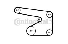 Sada žebrovaných klínových řemenů CONTINENTAL CTAM 5PK1355K1