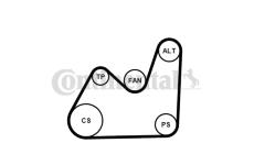 Sada žebrovaných klínových řemenů CONTINENTAL CTAM 5PK1432K1