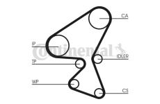 ozubení,sada rozvodového řemene CONTINENTAL CTAM CT1104K1