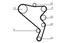 Vodní pumpa + sada ozubeného řemene CONTINENTAL CTAM CT1120WP1