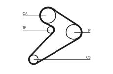 Ozubený remeň CONTINENTAL CTAM CT517