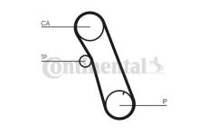 ozubený řemen CONTINENTAL CTAM CT616
