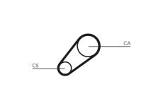 ozubený řemen CONTINENTAL CTAM CT648