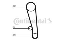 Ozubený řemen CONTINENTAL CTAM CT665