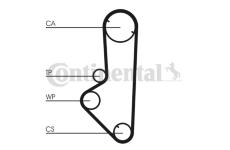 Ozubený řemen CONTINENTAL CTAM CT707