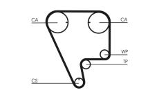 Ozubený řemen CONTINENTAL CTAM CT794