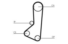 Ozubený řemen CONTINENTAL CTAM CT839