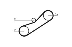 ozubení,sada rozvodového řemene CONTINENTAL CTAM CT950K1