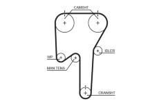 ozubený řemen GATES 5553XS