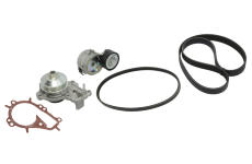 Vodní pumpa + klínový žebrový řemen GATES KP166PK1043