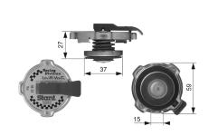Uzatvárací kryt, chladič GATES RC10381