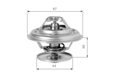 Termostat, chladivo GATES TH01975G1
