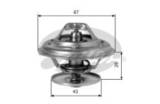 Termostat chladenia GATES TH01991G1