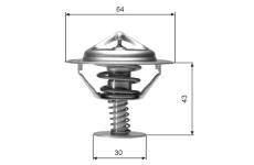 Termostat chladenia GATES TH05977G1