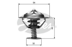 Termostat chladenia GATES TH05982G1