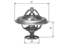 Termostat chladenia GATES TH09180G1