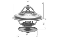 Termostat chladenia GATES TH11680G1