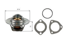 Termostat, chladivo GATES TH12782G1