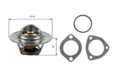 Termostat, chladivo GATES TH12792G1