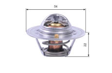 Termostat chladenia GATES TH12888G1