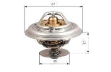 Termostat chladenia GATES TH14380G1