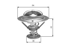 Termostat, chladivo GATES TH27078G1