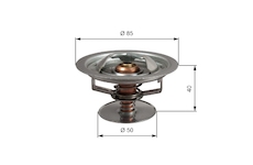 Termostat, chladivo GATES TH51583G1