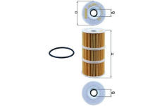 Olejový filtr KNECHT OX 389/1D