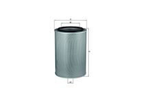 Vzduchový filtr KNECHT LX 674