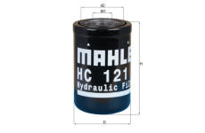 Hydraulický filtr, automatická převodovka KNECHT HC 121