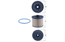 palivovy filtr KNECHT KX 652D