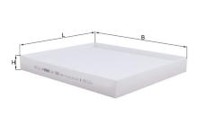 Filtr, vzduch v interiéru KNECHT LA 1960