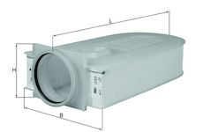Vzduchový filtr KNECHT LX 1833