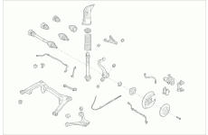 Zavesenie kolesa LEMFÖRDER AUDI-80B4-RL009