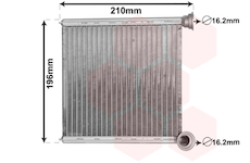 Výměník tepla, vnitřní vytápění VAN WEZEL 03006385