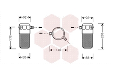 Susarna, klimatizace VAN WEZEL 0300D303