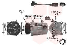 Kompresor, klimatizace VAN WEZEL 0300K003