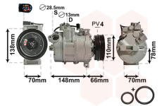 Kompresor, klimatizace VAN WEZEL 0300K226
